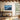 Ocean Depths: Abstract Blue Textures Framed Canvas (Black) / 48 x 32