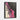 Cosmic Dance in Pink and Black Framed Canvas (Black) / 18 x 24