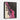 Cosmic Dance in Pink and Black Framed Canvas (Black) / 11 x 14