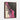 Cosmic Dance in Pink and Black Framed Canvas (Walnut) / 30 x 40