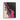 Cosmic Dance in Pink and Black Canvas Wrap / 16 x 20