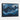 Midnight Waves Abstract Vista Framed Canvas (Black) / 32 x 24
