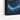 Midnight Waves Abstract Vista Framed Canvas (Black) / 14 x 11