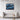Midnight Waves Abstract Vista Framed Canvas (Walnut) / 48 x 32