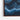 Midnight Waves Abstract Vista Framed Canvas (Walnut) / 32 x 24