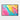 Vibrant Whimsy: Abstract Color Play Framed Canvas (Black) / 48 x 32