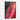 Crimson Contours: Abstract Art Delight Framed Canvas (Black) / 20 x 30