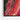 Crimson Contours: Abstract Art Delight Framed Canvas (Black) / 20 x 30