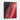 Crimson Contours: Abstract Art Delight Framed Canvas (Black) / 11 x 14