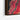 Crimson Contours: Abstract Art Delight Framed Canvas (Black) / 16 x 20