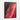 Crimson Contours: Abstract Art Delight Framed Canvas (Walnut) / 18 x 24