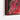 Crimson Contours: Abstract Art Delight Framed Canvas (Walnut) / 18 x 24
