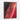 Crimson Contours: Abstract Art Delight Framed Canvas (Walnut) / 11 x 14