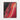 Crimson Contours: Abstract Art Delight Framed Canvas (Walnut) / 16 x 20