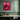 Crimson Veins of Glistening Gold Framed Canvas (Black) / 16 x 20