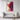 Crimson Surge: Abstract Art Unveiled Framed Canvas (Walnut) / 32 x 48
