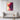Crimson Surge: Abstract Art Unveiled Framed Canvas (Walnut) / 18 x 24
