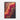 Crimson Waves of Abstract Expression Framed Canvas (Black) / 20 x 30