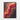 Crimson Waves of Abstract Expression Framed Canvas (Black) / 18 x 24
