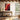 Crimson Waves of Abstract Expression Framed Canvas (Walnut) / 32 x 48