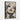 Glamour in Newsprint and Red Lips Framed Canvas (Black) / 20 x 30