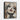 Glamour in Newsprint and Red Lips Framed Canvas (Black) / 16 x 20