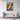 Patchwork Mosaic of Modern Reflections Framed Canvas (Black) / 18 x 24