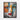 Patchwork Mosaic of Modern Reflections Framed Canvas (Black) / 16 x 20