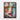 Patchwork Mosaic of Modern Reflections Framed Canvas (Walnut) / 18 x 24