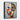 Colorful Cubist Vision of Humanity Framed Canvas (Black) / 11 x 14