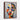 Colorful Cubist Vision of Humanity Framed Canvas (Walnut) / 16 x 20