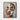 Colorful Cubist Vision of Humanity Framed Canvas (Walnut) / 16 x 20