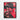 Red Noir Cowboy: Textured Modern Art Framed Canvas (Black) / 18 x 24