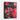 Red Noir Cowboy: Textured Modern Art Framed Canvas (Black) / 8 x 10