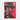 Red Noir Cowboy: Textured Modern Art Framed Canvas (Walnut) / 20 x 30