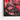 Red Noir Cowboy: Textured Modern Art Framed Canvas (Walnut) / 20 x 30