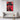 Red Noir Cowboy: Textured Modern Art Framed Canvas (Walnut) / 20 x 30