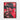 Red Noir Cowboy: Textured Modern Art Framed Canvas (Walnut) / 30 x 40