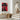 Red Noir Cowboy: Textured Modern Art Canvas Wrap / 32 x 48