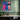 Urban Mystique in Vivid Contrast Framed Canvas (Walnut) / 16 x 20