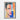 Fragmented Portrait in Vivid Collage Framed Canvas (Black) / 20 x 30