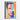 Fragmented Portrait in Vivid Collage Framed Canvas (Black) / 32 x 48