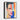 Fragmented Portrait in Vivid Collage Framed Canvas (Black) / 11 x 14