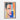 Fragmented Portrait in Vivid Collage Framed Canvas (Walnut) / 20 x 30