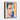 Fragmented Portrait in Vivid Collage Framed Canvas (Walnut) / 24 x 32