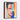 Fragmented Portrait in Vivid Collage Framed Canvas (Walnut) / 8 x 10