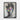 Contemporary Chroma Fusion Portrait Framed Canvas (Black) / 30 x 40