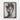 Contemporary Chroma Fusion Portrait Framed Canvas (Walnut) / 18 x 24