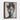 Contemporary Chroma Fusion Portrait Framed Canvas (Walnut) / 16 x 20
