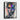 Echoes of Identity in Chromatic Contrast Framed Canvas (Black) / 11 x 14
